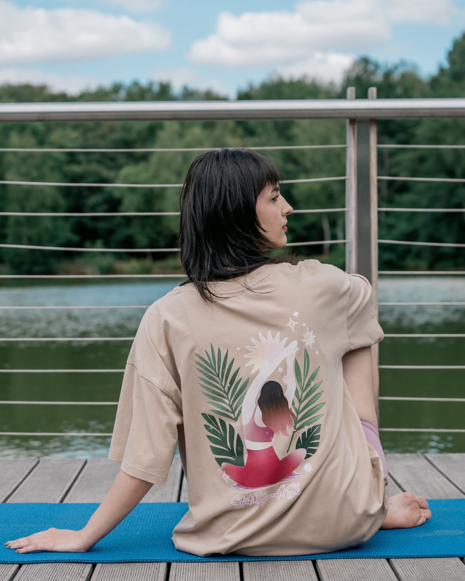 T-shirt Stretch.Breath.Shine.