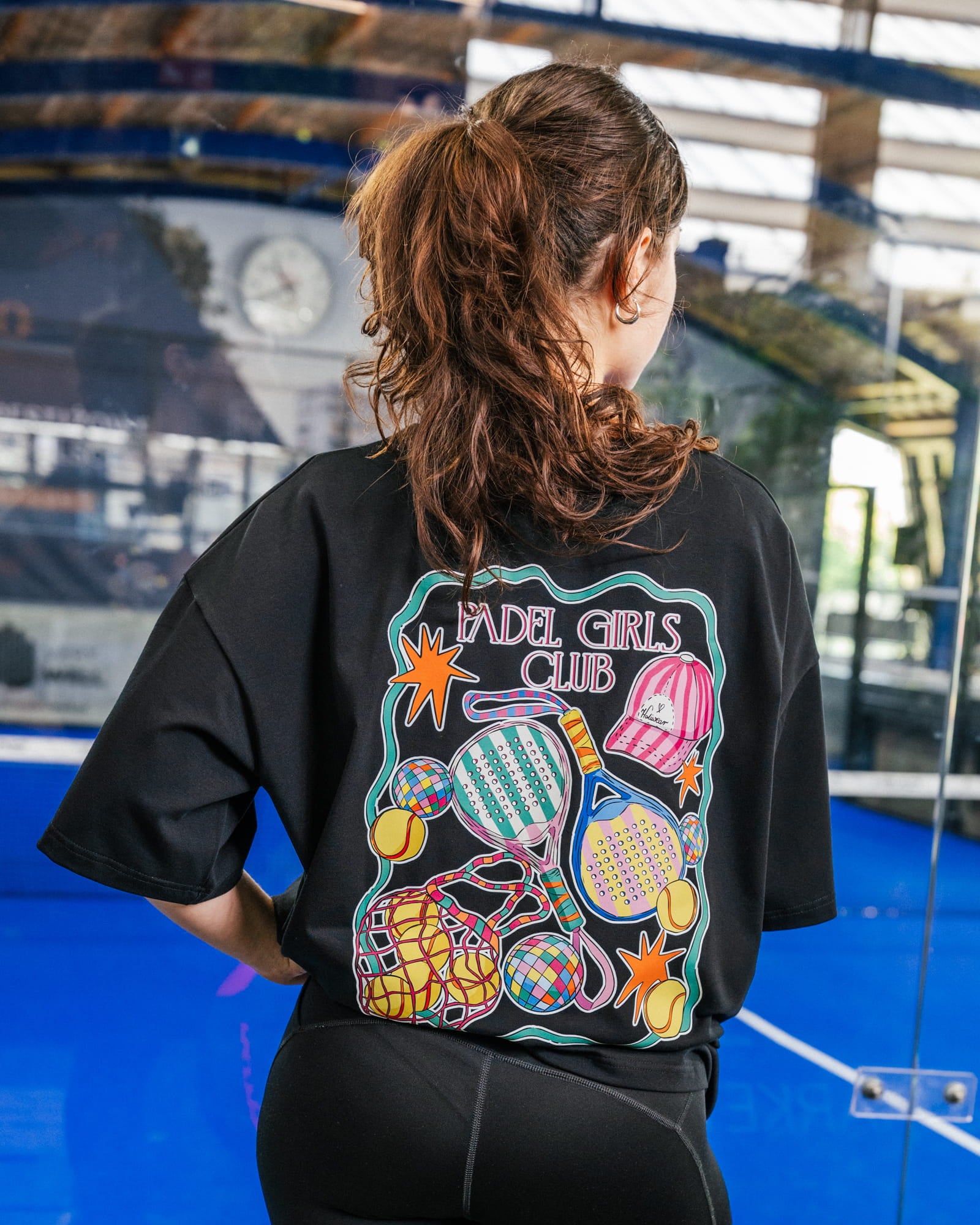 T-shirt Padel Girls Black
