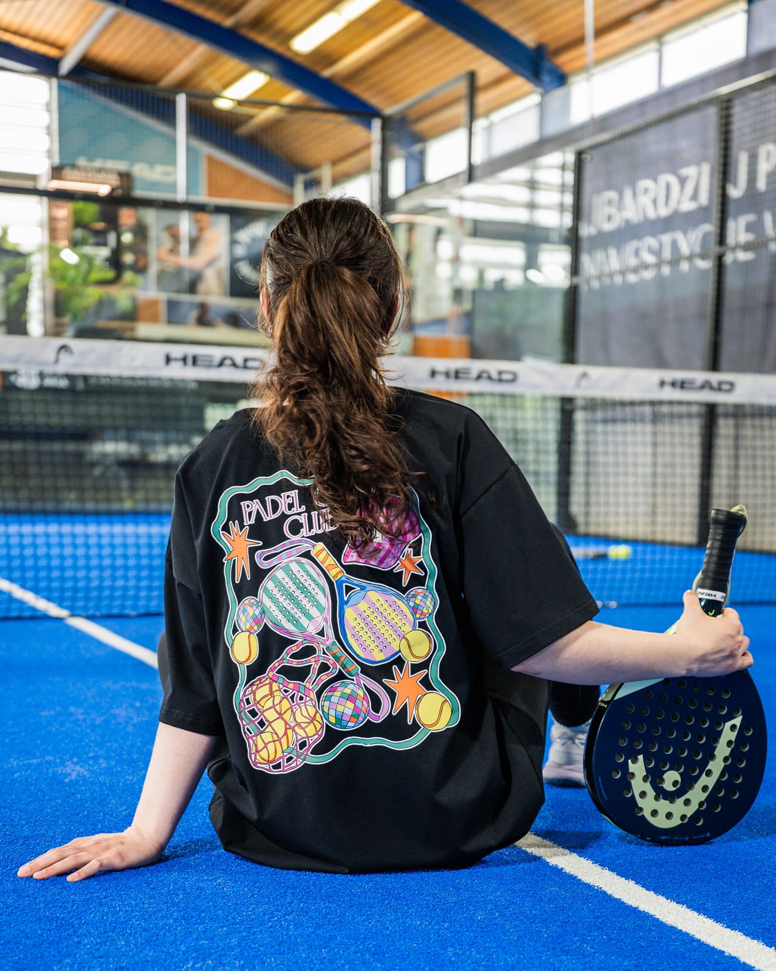T-shirt Padel Girls Black
