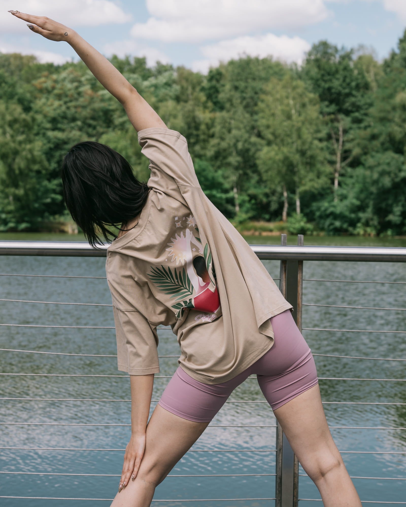 T-shirt Stretch.Breath.Shine.